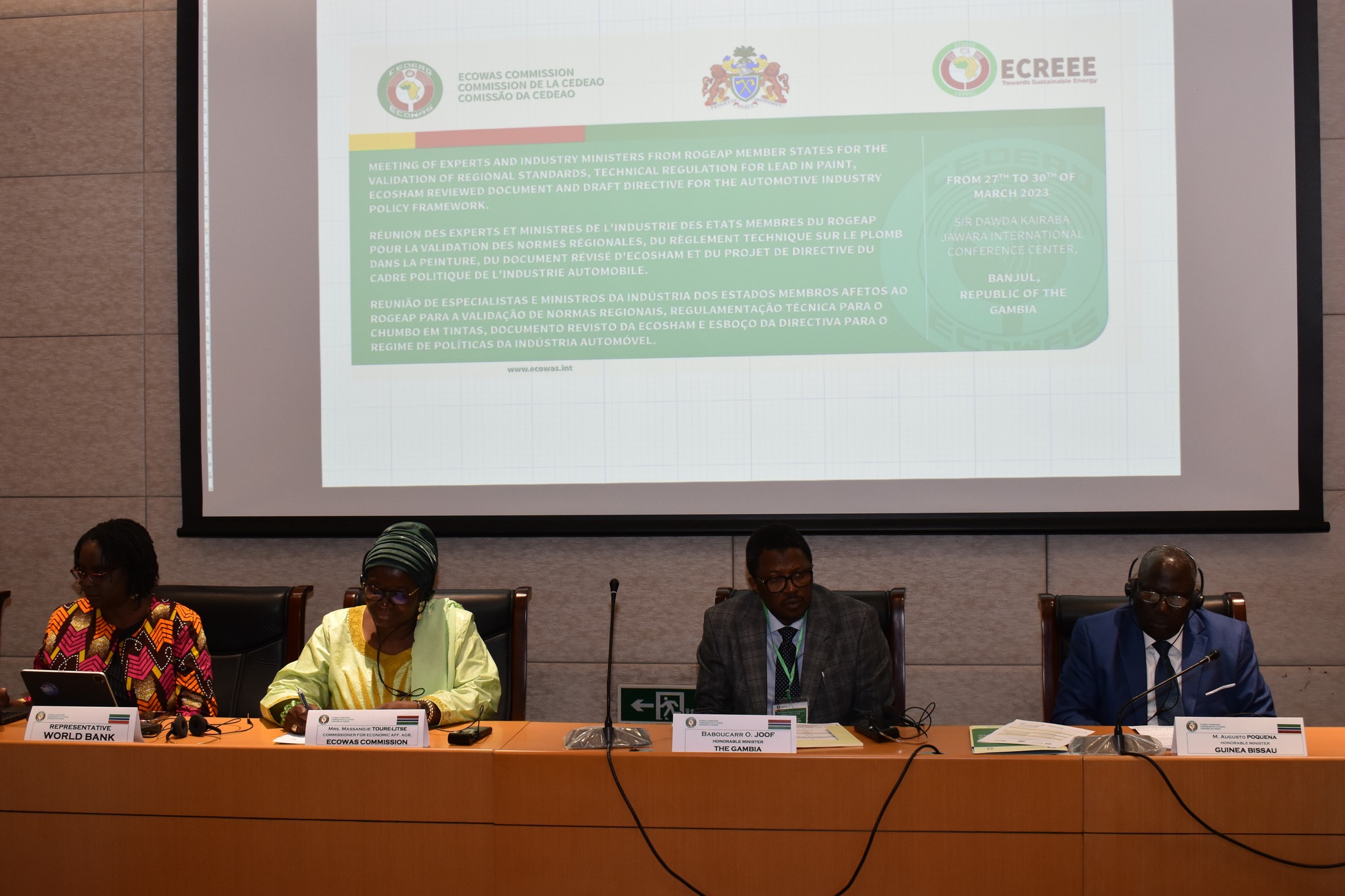Meeting of ECOWAS Ministers for Industry